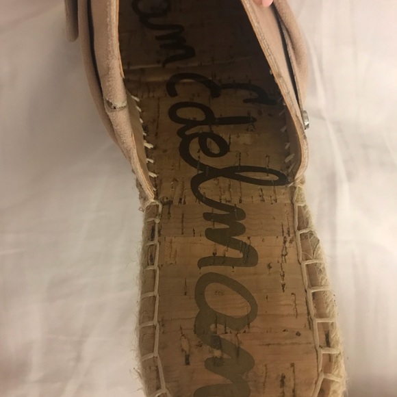 Sam Edelman pink suede mules size 7.5 - Picture 4 of 6